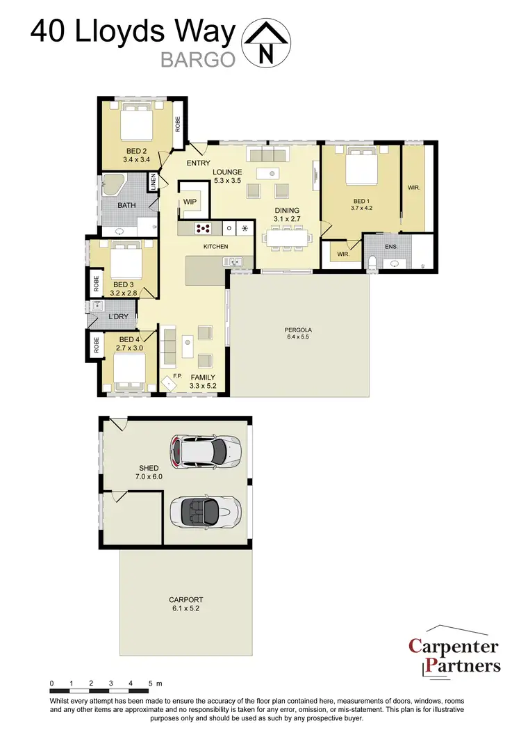 Floorplan of Homely house listing, 40 Lloyds Way, Bargo NSW 2574