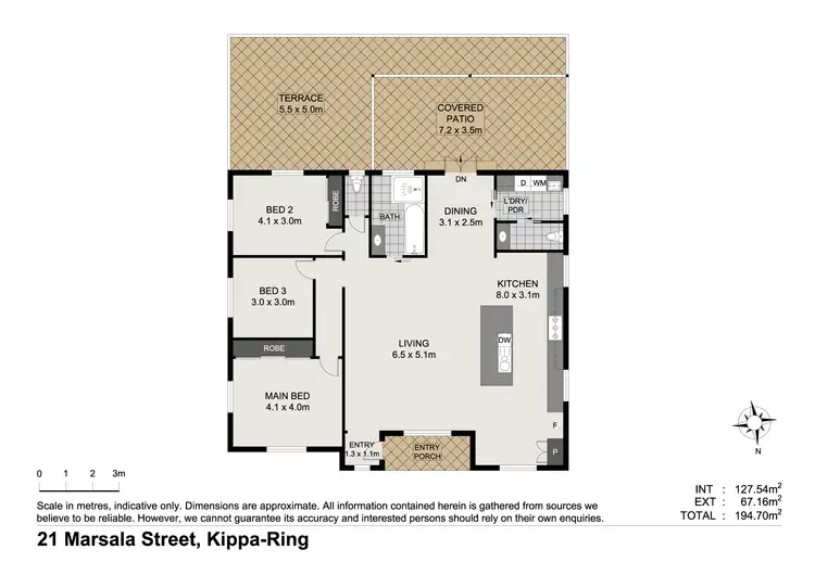 Floorplan of Homely house listing, 21 Marsala Street, Kippa-Ring QLD 4021