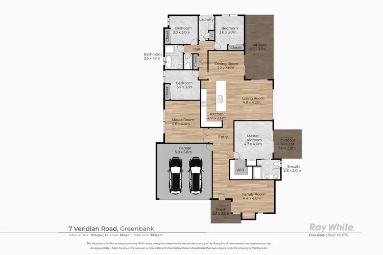 Floorplan of Homely house listing, 7 Veridian Road, Greenbank QLD 4124