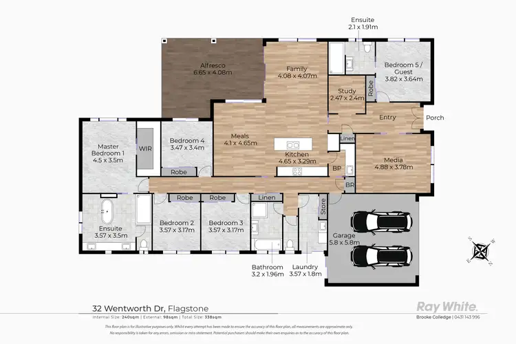 Floorplan of Homely house listing, 32 Wentworth Drive, Flagstone QLD 4280