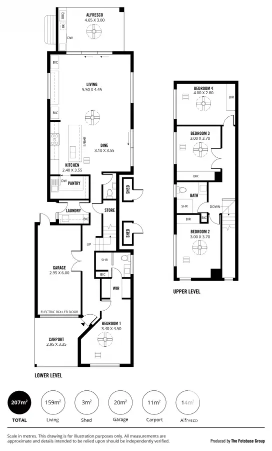 Floorplan of Homely house listing, 13A Cavendish Street, Semaphore SA 5019