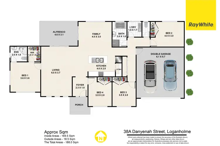 Floorplan of Homely house listing, 38a Danyenah Street, Loganholme QLD 4129