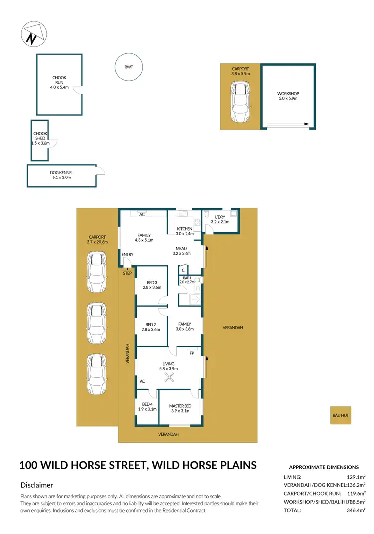 Floorplan of Homely house listing, Lot 100 Wild Horse Street, Wild Horse Plains SA 5501