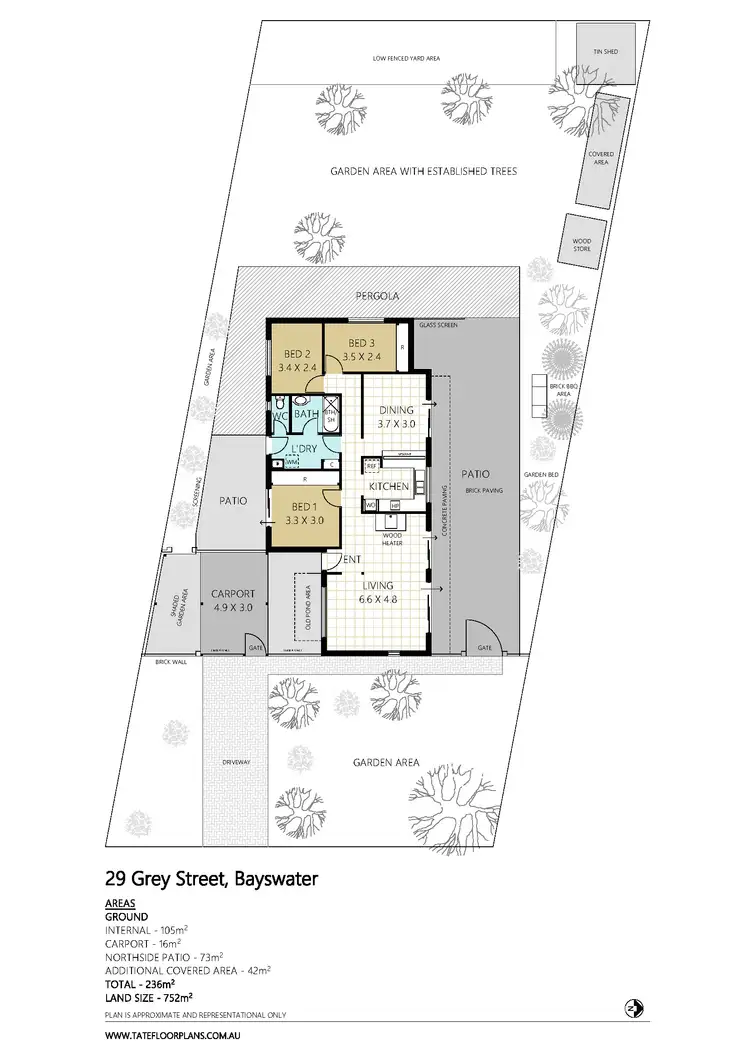 Floorplan of Homely house listing, 29 Grey Street, Bayswater WA 6053