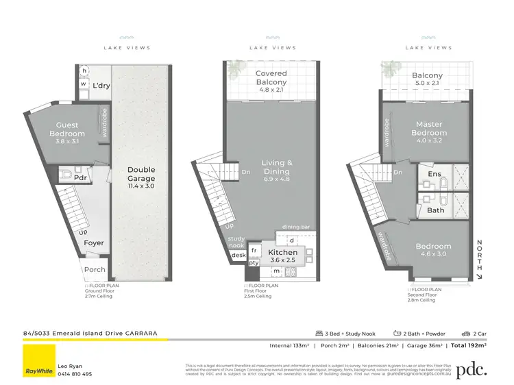 Floorplan of Homely house listing, 84/5033 Emerald Island Drive, Carrara QLD 4211