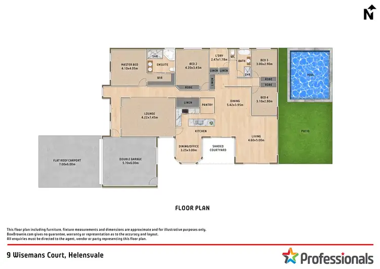 Floorplan of Homely house listing, 9 Wisemans Court, Helensvale QLD 4212