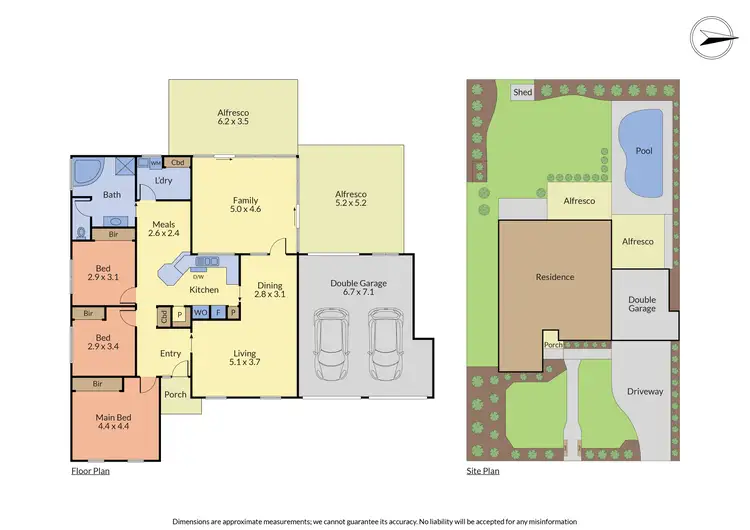 Floorplan of Homely house listing, 7 Thornley Close, Ferntree Gully VIC 3156