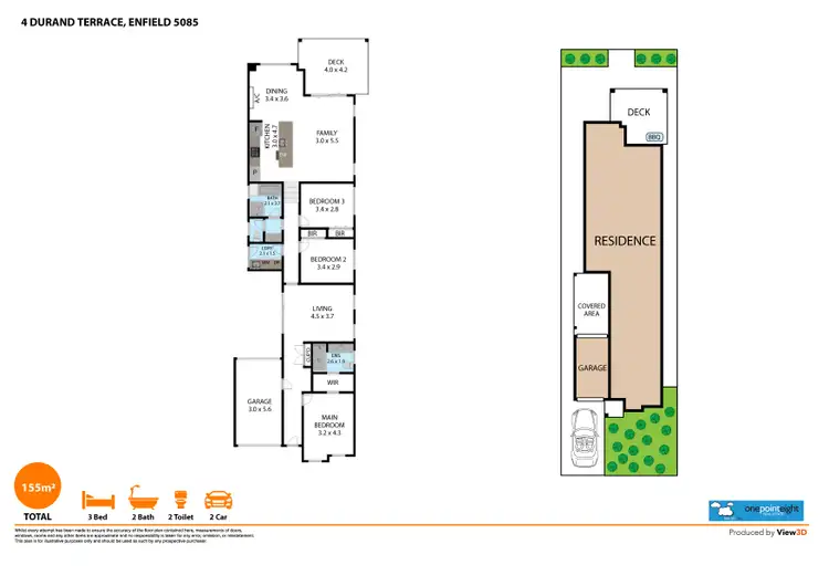 Floorplan of Homely house listing, 4 Durand Terrace, Enfield SA 5085