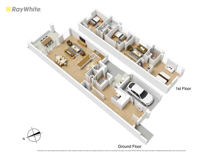 Floorplan of Homely townhouse listing, 14A Rimmer Street, Mentone VIC 3194