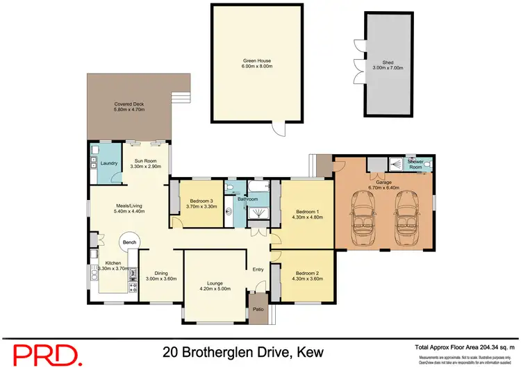 Floorplan of Homely rural property listing, 20 Brotherglen Drive, Kew NSW 2439