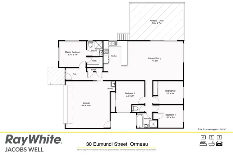 Floorplan of Homely house listing, 30 Eumundi Street, Ormeau QLD 4208