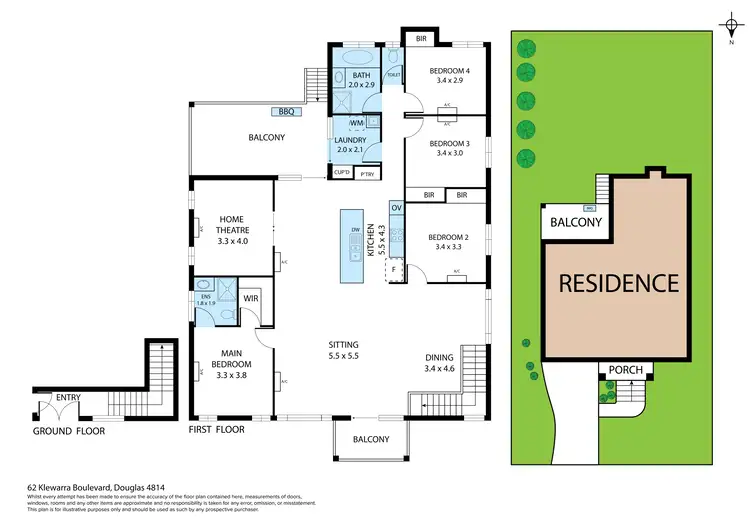 Floorplan of Homely house listing, 62 Klewarra Boulevard, Douglas QLD 4814