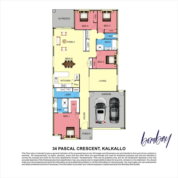 Floorplan of Homely house listing, 34 Pascal Crescent, Kalkallo VIC 3064