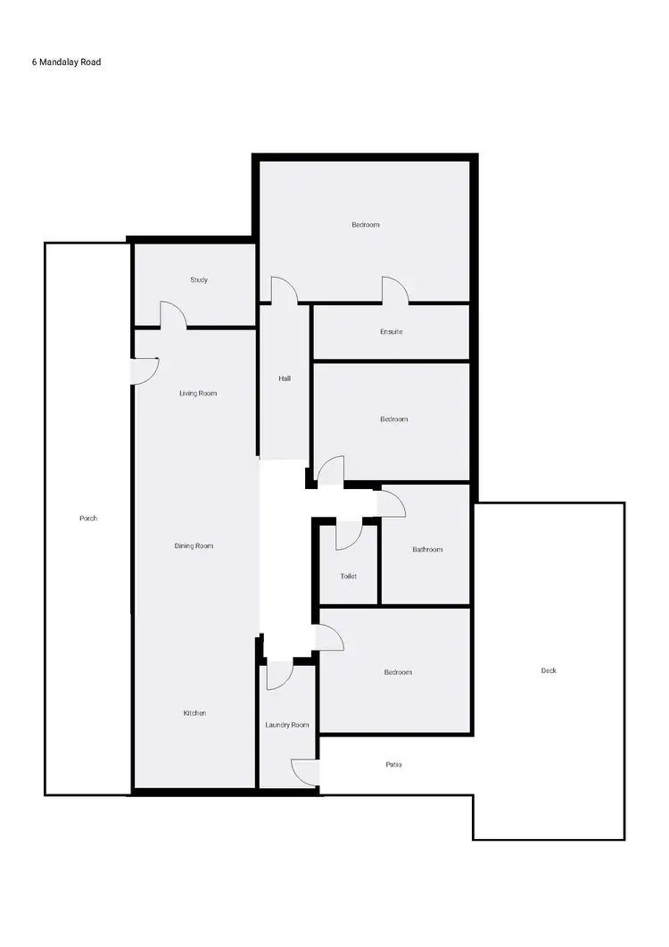 Floorplan of Homely house listing, 6 Mandalay Road, Mandalay QLD 4802