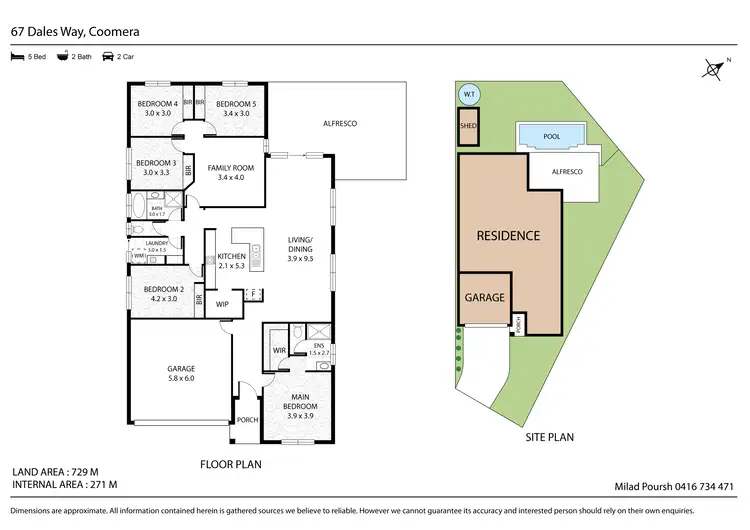 Floorplan of Homely house listing, 67 Dales Way, Coomera QLD 4209