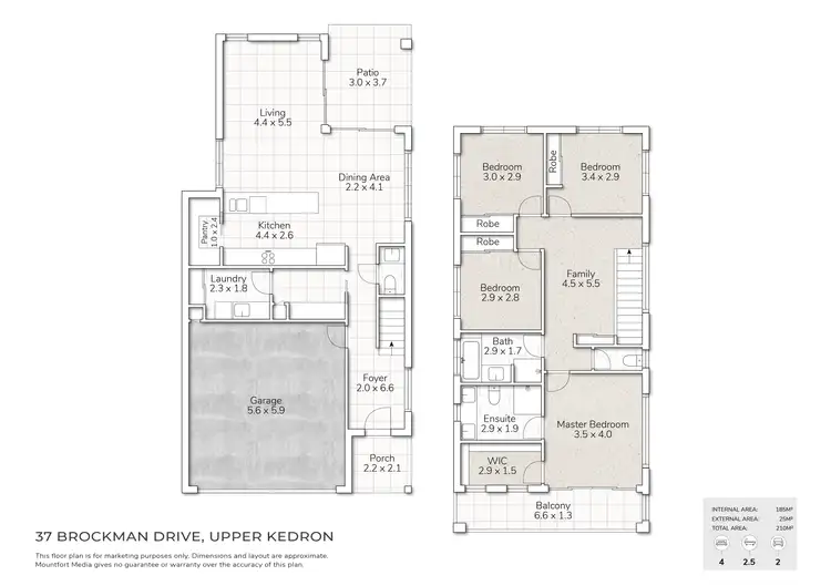 Floorplan of Homely house listing, 37 Brockman Drive, Upper Kedron QLD 4055