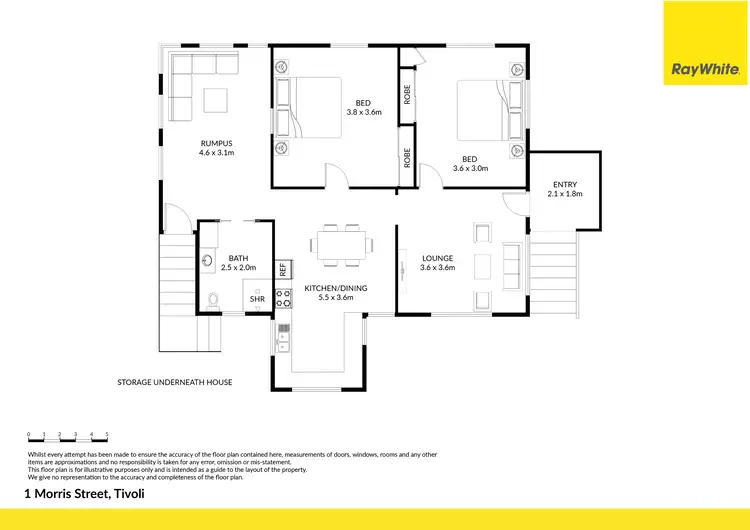 Floorplan of Homely house listing, 1 Morris Street, Tivoli QLD 4305