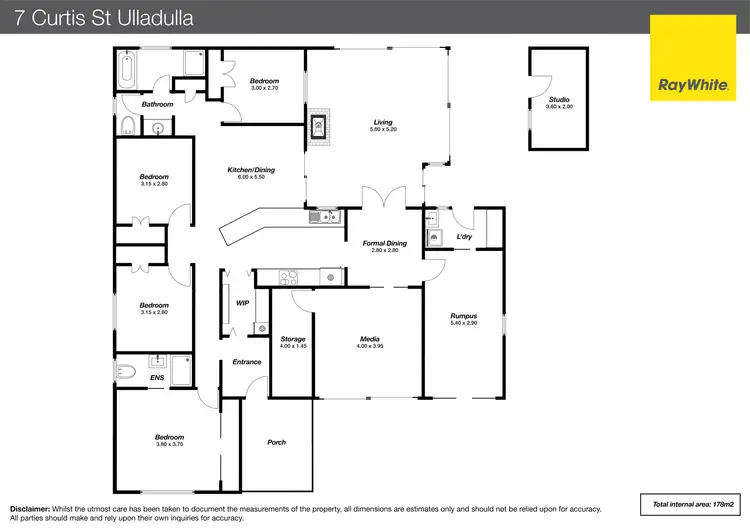 Floorplan of Homely house listing, 7 CURTIS ST, Ulladulla NSW 2539