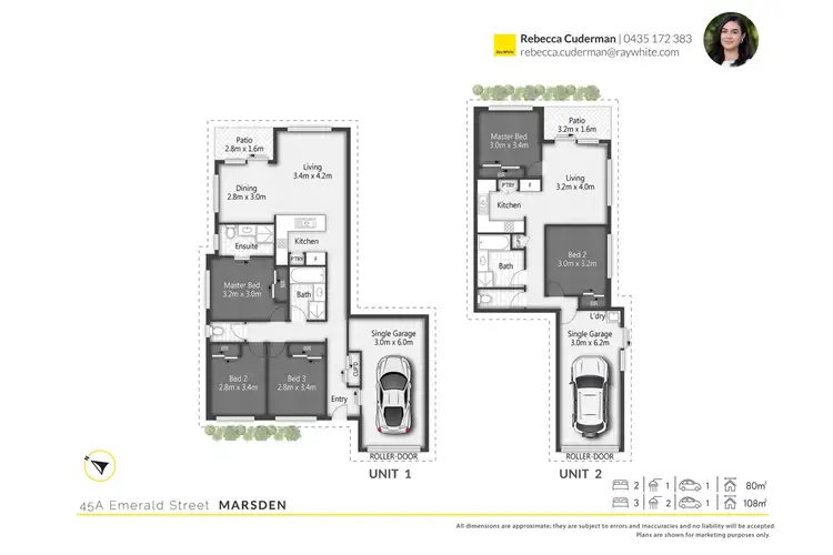 Floorplan of Homely house listing, 45A Emerald Street, Marsden QLD 4132