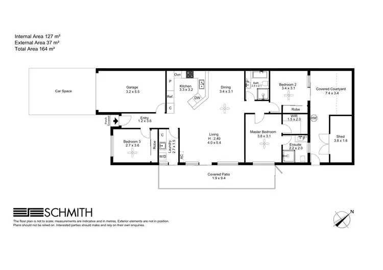 Floorplan of Homely villa listing, 1/7 Advocate Place, Banora Point NSW 2486