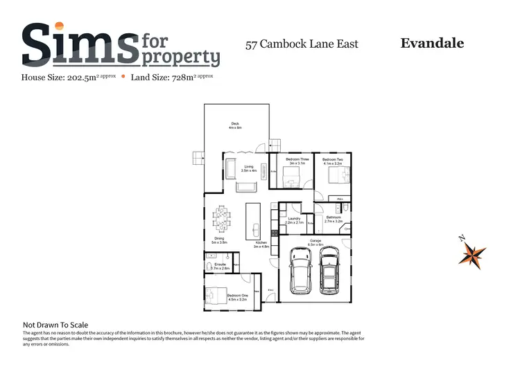 Floorplan of Homely house listing, 57 Cambock Lane East, Evandale TAS 7212
