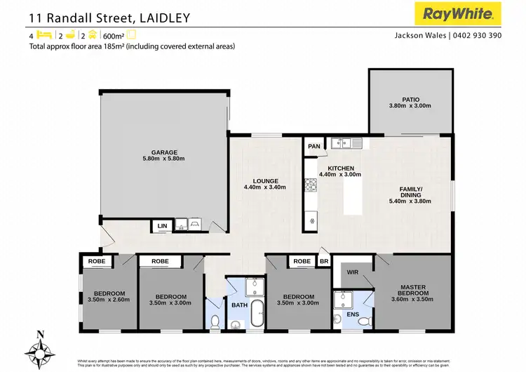 Floorplan of Homely house listing, 11 Randall Street, Laidley QLD 4341