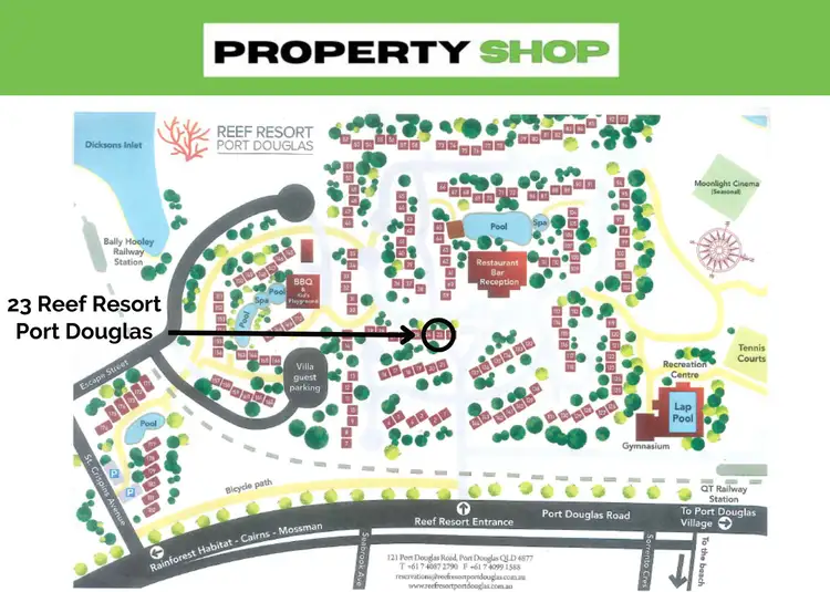 Floorplan of Homely apartment listing, 23/121-137 Port Douglas Road, Port Douglas QLD 4877