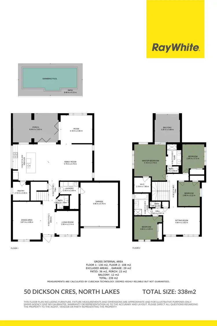 Floorplan of Homely house listing, 50 Dickson Crescent, North Lakes QLD 4509