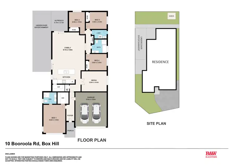 Floorplan of Homely house listing, 10 Booroola Road, Gables NSW 2765
