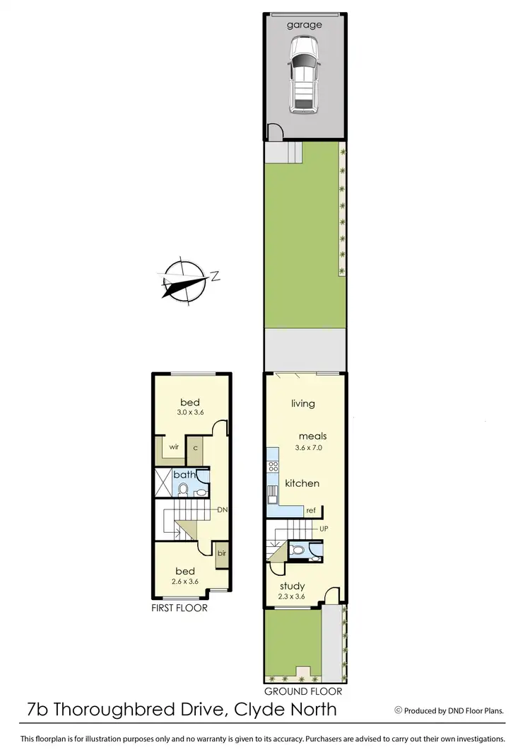 Floorplan of Homely house listing, 7B Thoroughbred Drive, Clyde North VIC 3978
