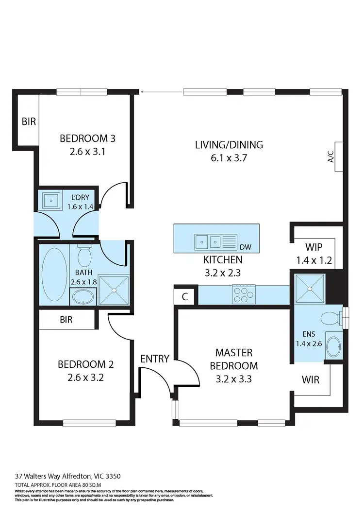 Floorplan of Homely house listing, 37 Walters Way, Alfredton VIC 3350