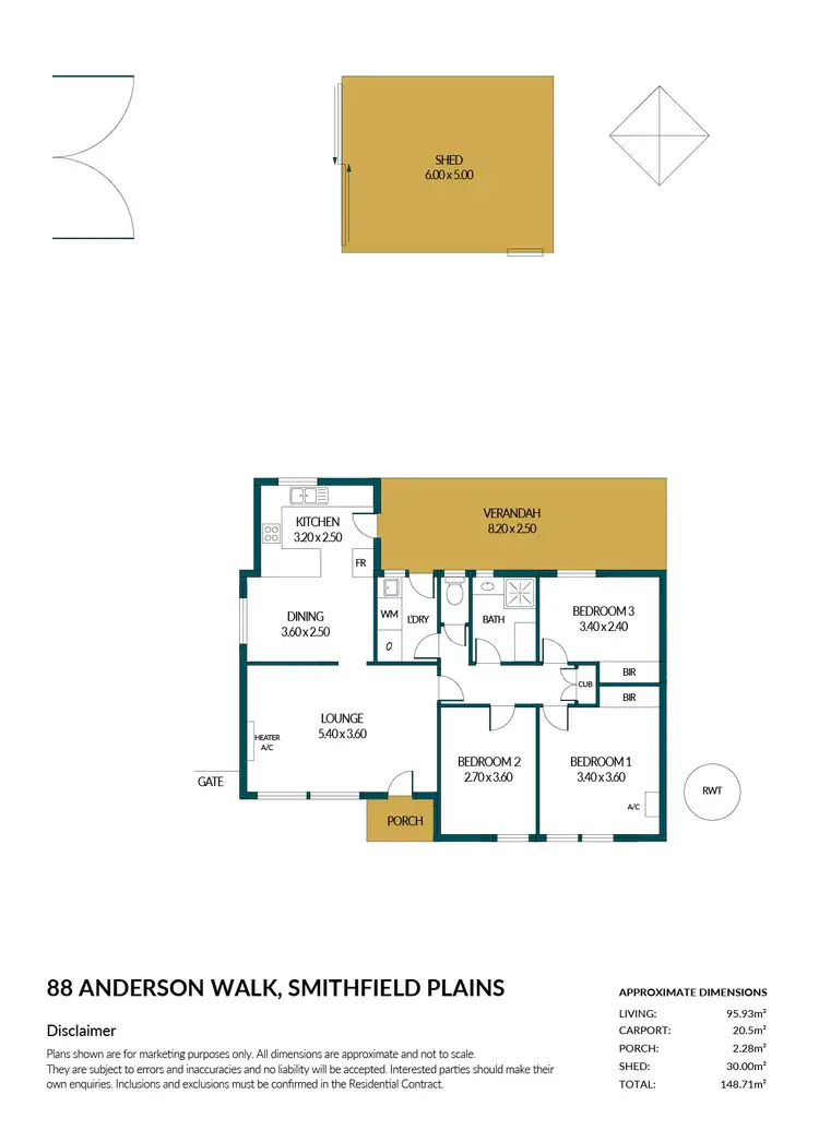 Floorplan of Homely house listing, 88 Anderson Walk, Smithfield Plains SA 5114