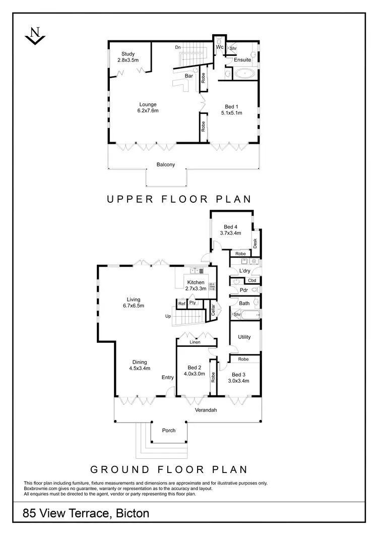 Floorplan of Homely house listing, 85 View Terrace, Bicton WA 6157