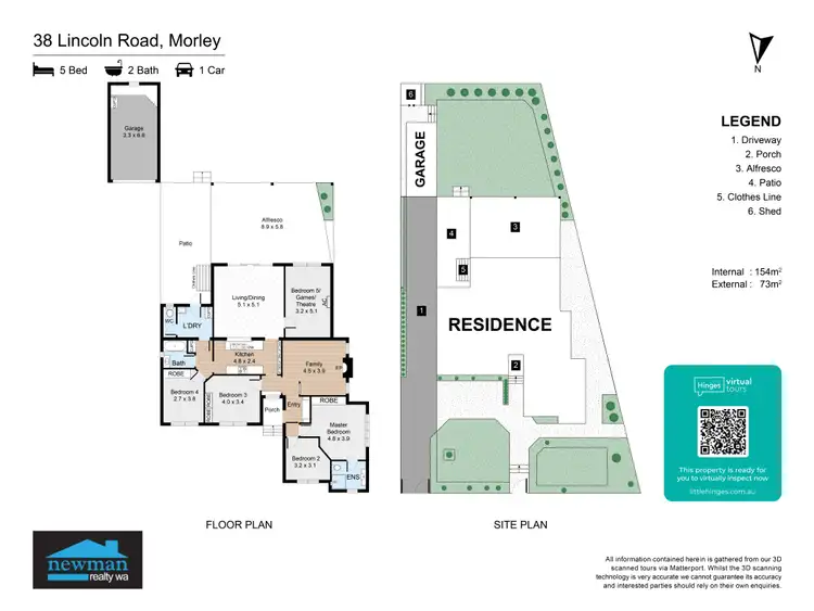 Floorplan of Homely house listing, 38 Lincoln Road, Morley WA 6062