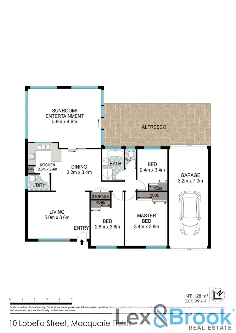 Floorplan of Homely house listing, 10 Lobelia St, Macquarie Fields NSW 2564