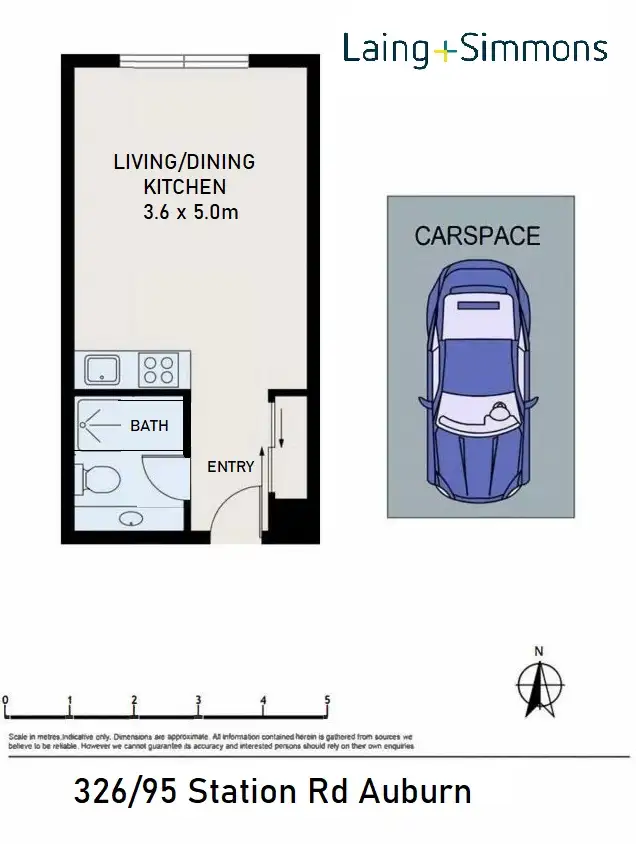 Floorplan of Homely apartment listing, 326/95 Station Rd, Auburn NSW 2144