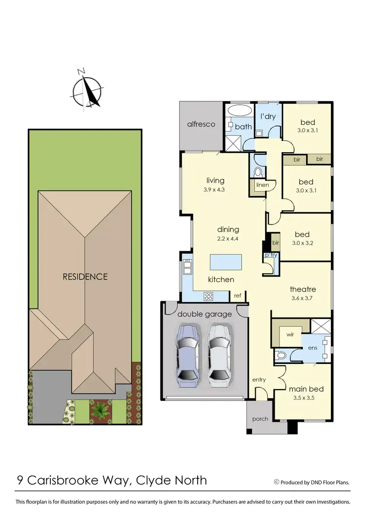 Floorplan of Homely house listing, 9 Carisbrooke Way, Clyde North VIC 3978