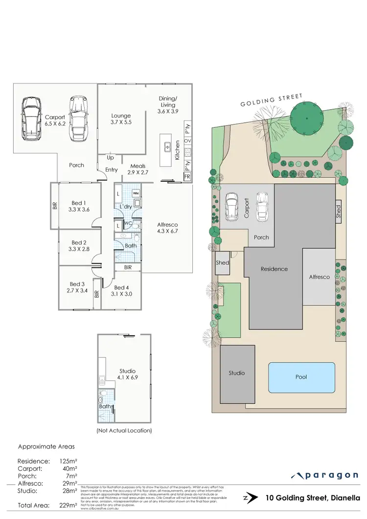 Floorplan of Homely house listing, 10 Golding Street, Dianella WA 6059