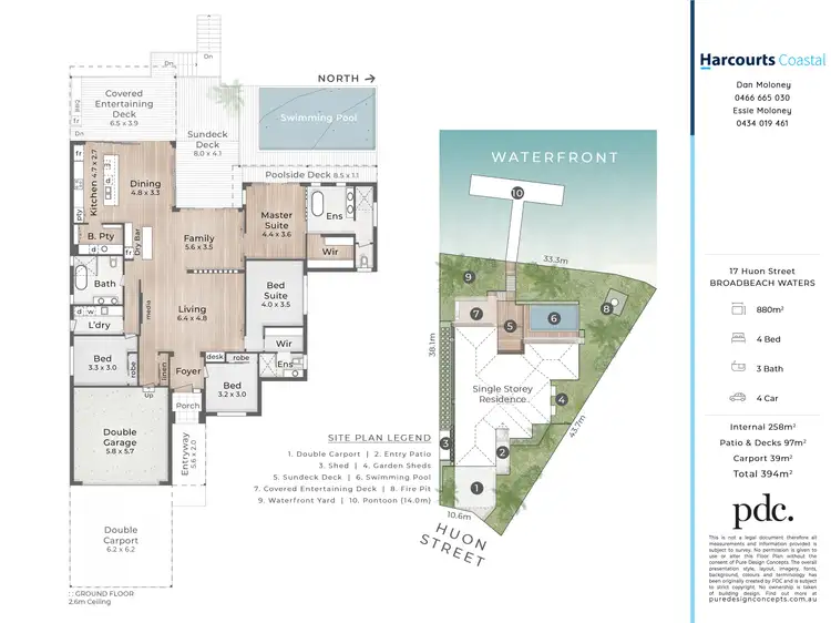Floorplan of Homely house listing, 17 Huon Street, Broadbeach Waters QLD 4218