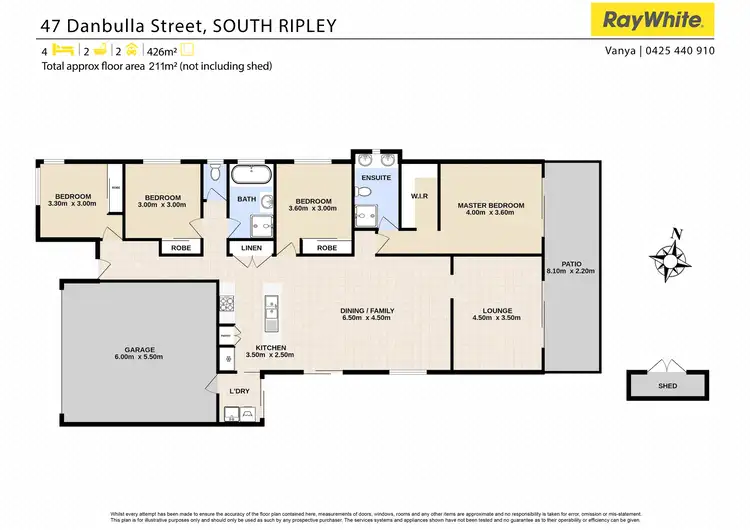 Floorplan of Homely house listing, 47 Danbulla Street, South Ripley QLD 4306