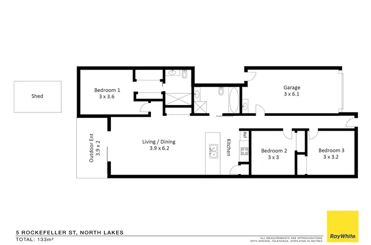Floorplan of Homely house listing, 5 Rockefeller Street, North Lakes QLD 4509