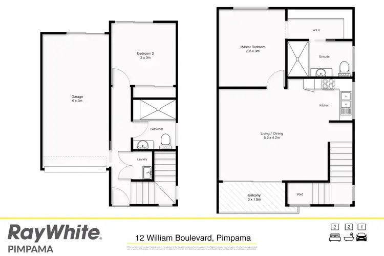 Floorplan of Homely house listing, 12 William Boulevard, Pimpama QLD 4209