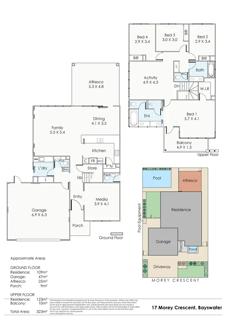 Floorplan of Homely house listing, 17 Morey Crescent, Bayswater WA 6053