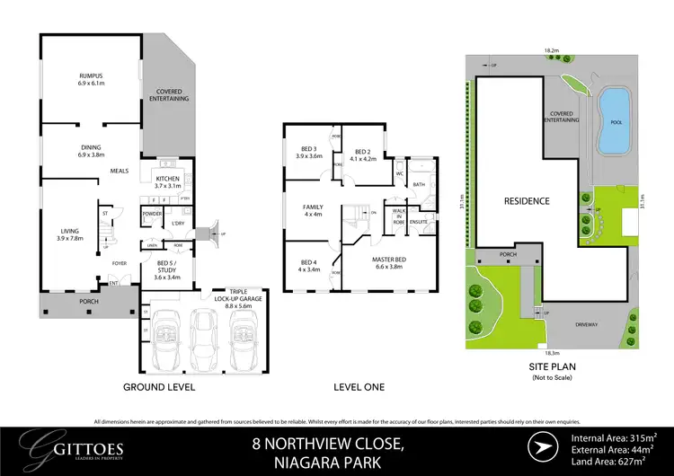 Floorplan of Homely house listing, 8 Northview Close, Niagara Park NSW 2250