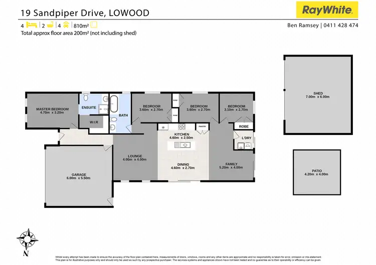 Floorplan of Homely house listing, 19 Sandpiper Drive, Lowood QLD 4311