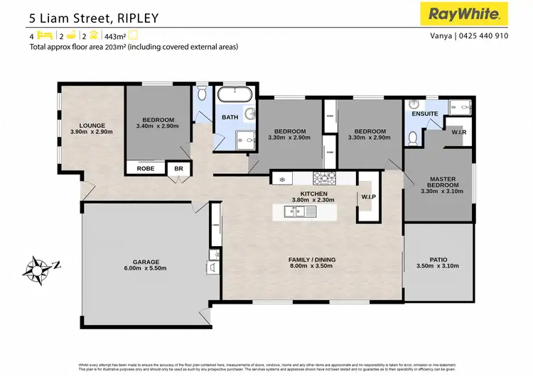 Floorplan of Homely house listing, 5 Liam Street, Ripley QLD 4306
