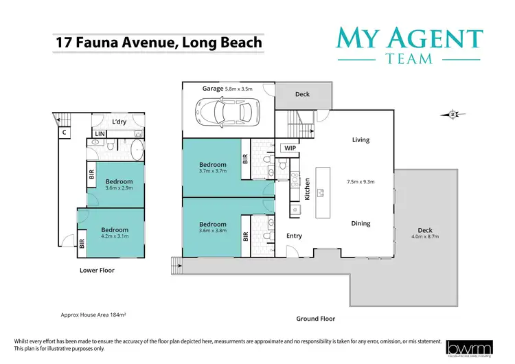 Floorplan of Homely house listing, 17 Fauna Avenue, Long Beach NSW 2536