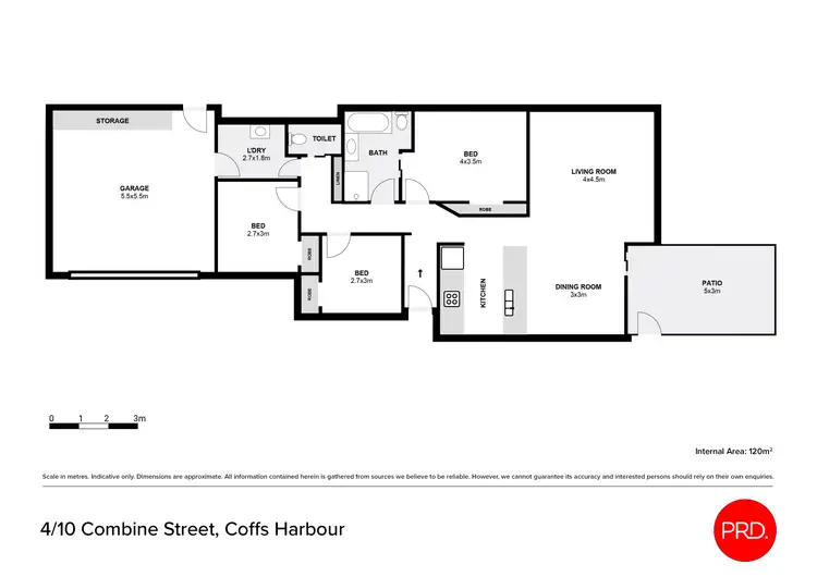 Floorplan of Homely unit listing, 4/10 Combine Street, Coffs Harbour NSW 2450