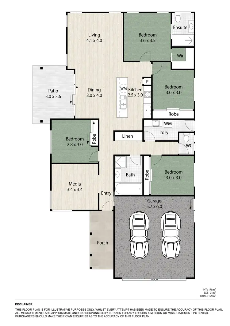 Floorplan of Homely house listing, 93 Park Vista Drive, Mango Hill QLD 4509