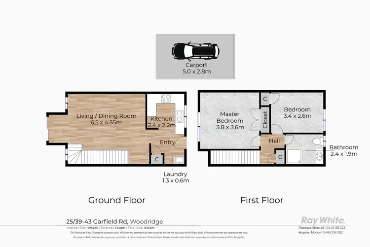 Floorplan of Homely townhouse listing, 25/39-43 Garfield Road, Woodridge QLD 4114